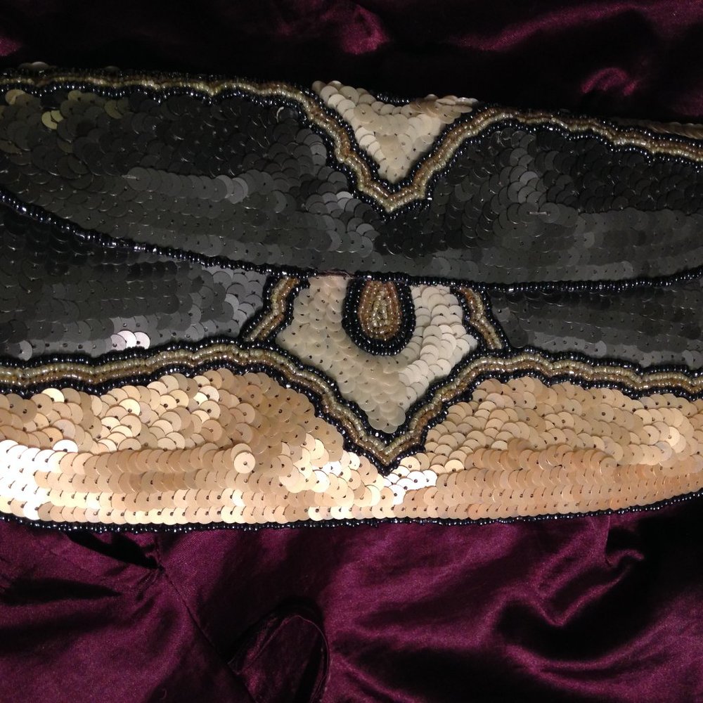 Sequin Beaded clutch purse